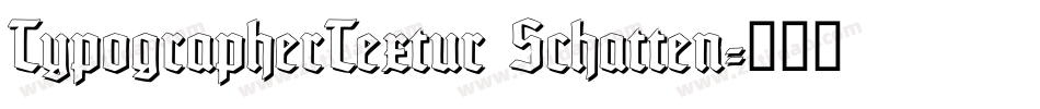 TypographerTextur Schatten字体转换